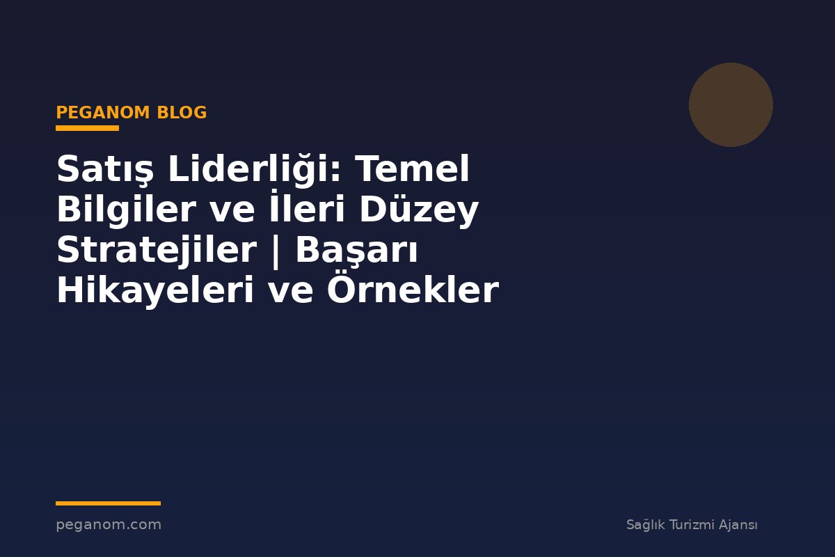 Satış Liderliği: Temel Bilgiler ve İleri Düzey Stratejiler | Başarı Hikayeleri ve Örnekler