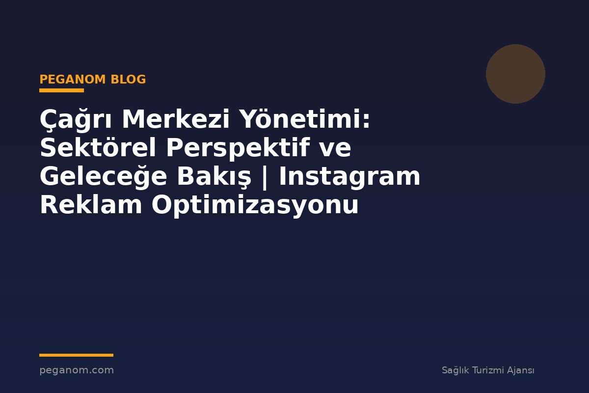 Çağrı Merkezi Yönetimi: Sektörel Perspektif ve Geleceğe Bakış | Instagram Reklam Optimizasyonu