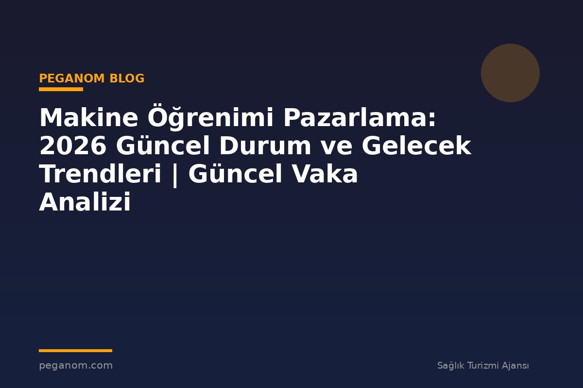 Makine Öğrenimi Pazarlama: 2026 Güncel Durum ve Gelecek Trendleri | Güncel Vaka Analizi