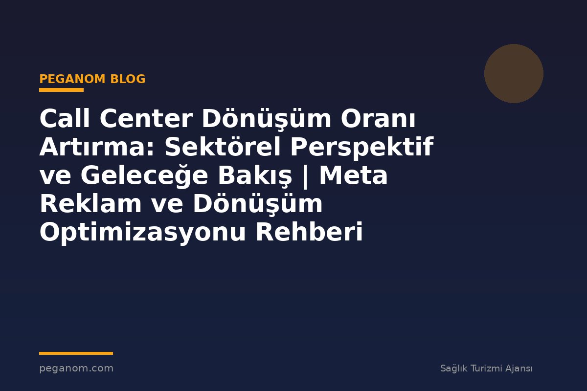 Call Center Dönüşüm Oranı Artırma: Sektörel Perspektif ve Geleceğe Bakış | Meta Reklam ve Dönüşüm Optimizasyonu Rehberi