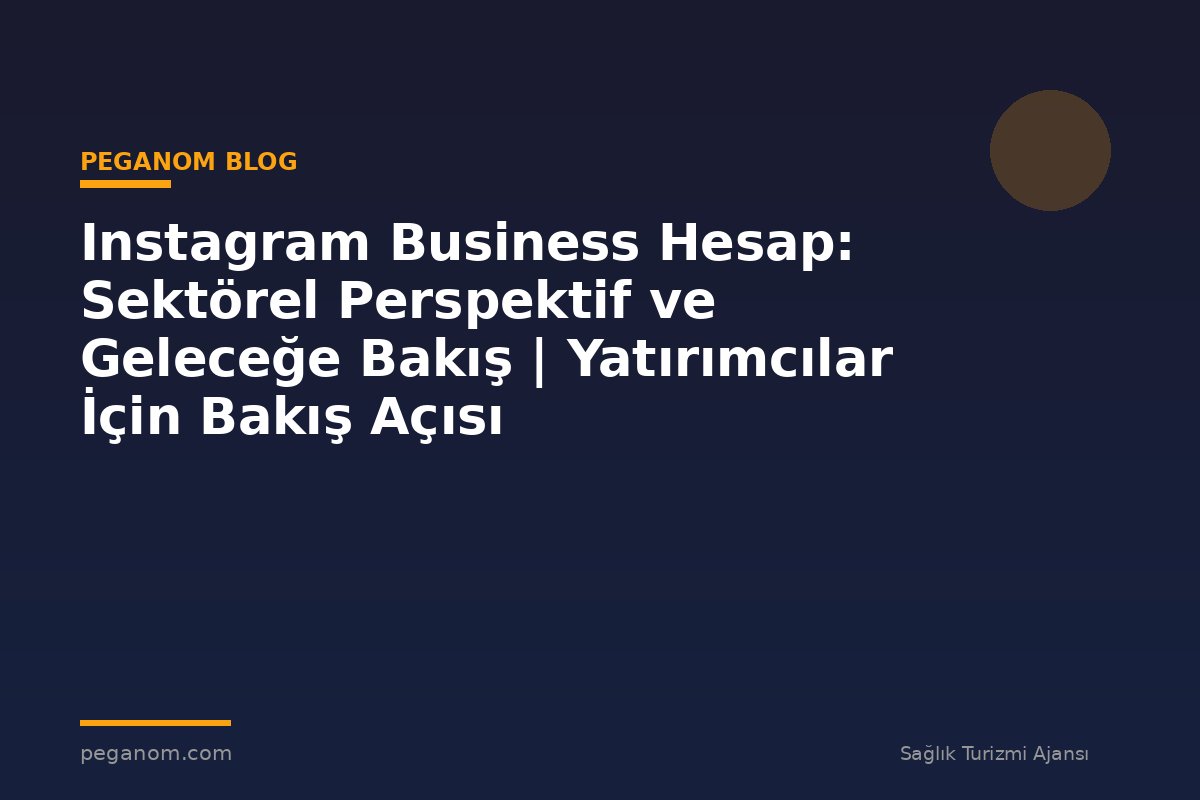 Instagram Business Hesap: Sektörel Perspektif ve Geleceğe Bakış | Yatırımcılar İçin Bakış Açısı