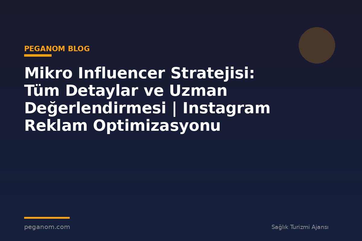Mikro Influencer Stratejisi: Tüm Detaylar ve Uzman Değerlendirmesi | Instagram Reklam Optimizasyonu