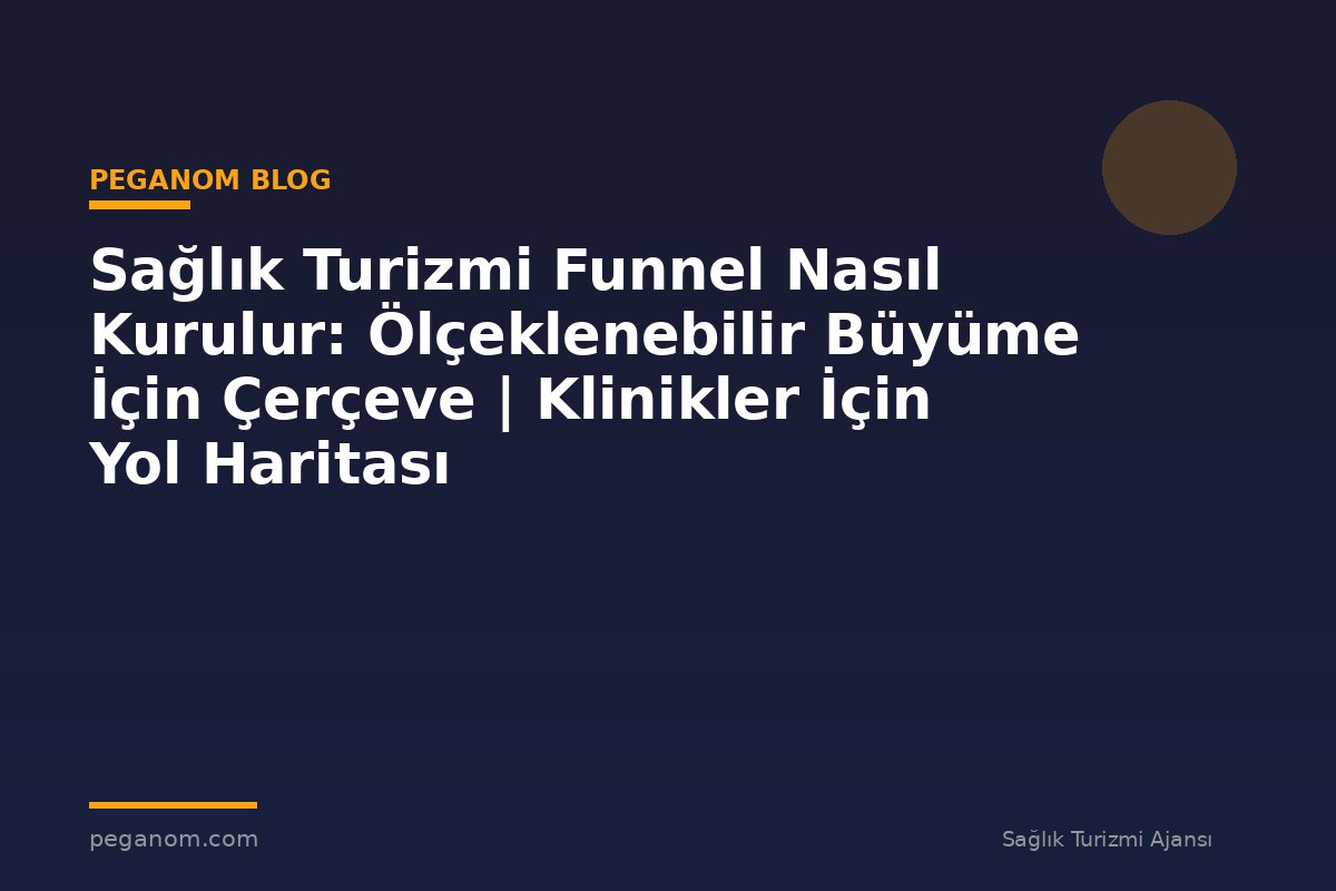 Sağlık Turizmi Funnel Nasıl Kurulur: Ölçeklenebilir Büyüme İçin Çerçeve | Klinikler İçin Yol Haritası