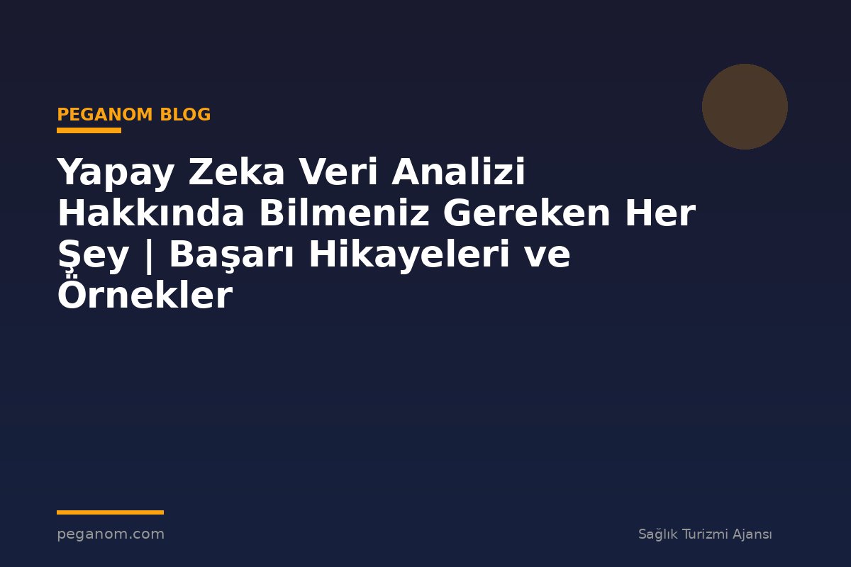 Yapay Zeka Veri Analizi Hakkında Bilmeniz Gereken Her Şey | Başarı Hikayeleri ve Örnekler