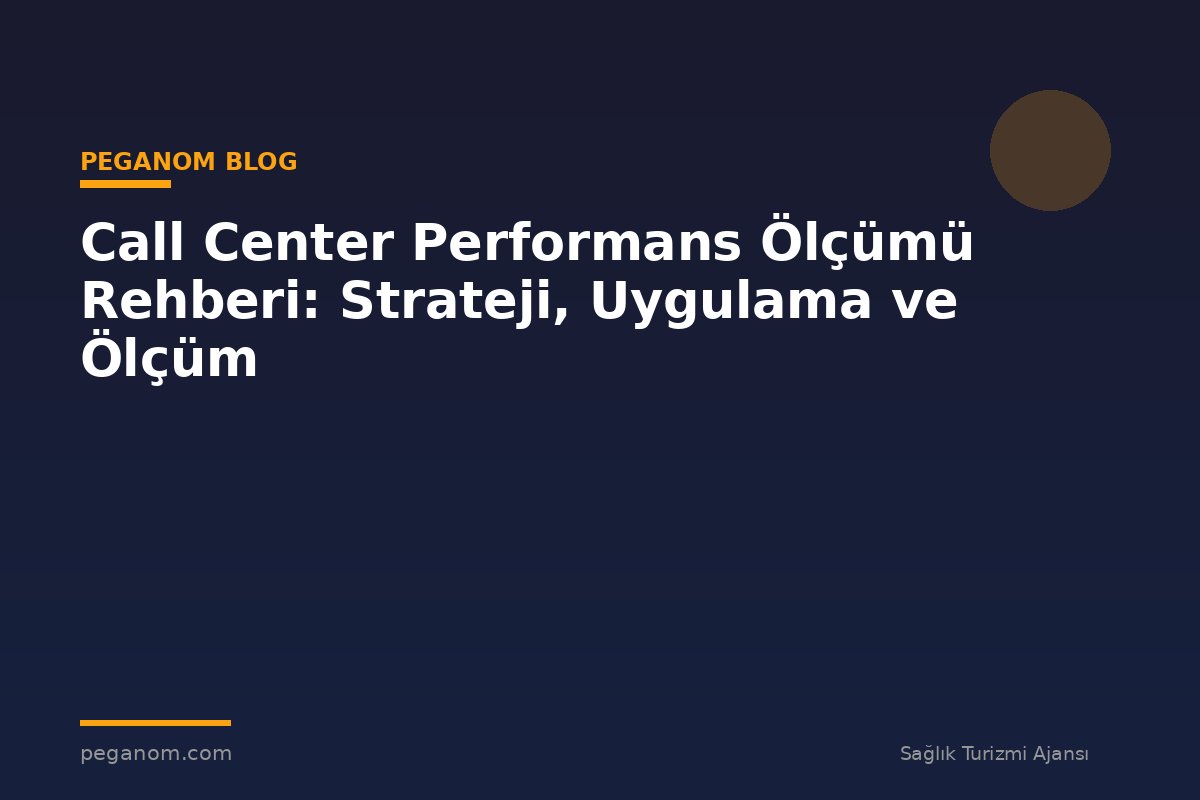 Call Center Performans Ölçümü Rehberi: Strateji, Uygulama ve Ölçüm