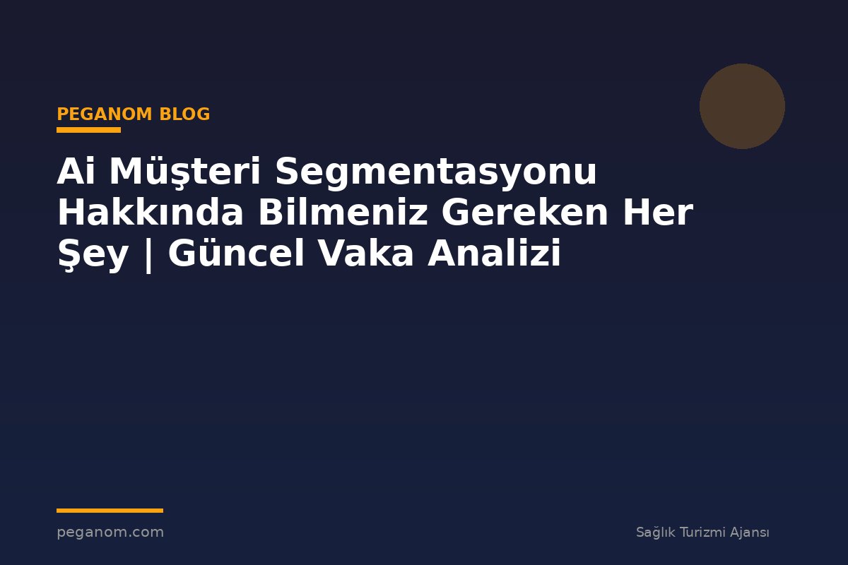 Ai Müşteri Segmentasyonu Hakkında Bilmeniz Gereken Her Şey | Güncel Vaka Analizi