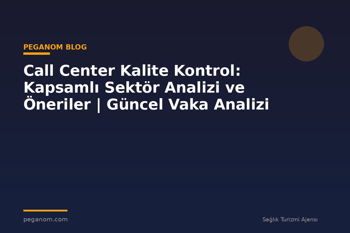 Call Center Kalite Kontrol: Kapsamlı Sektör Analizi ve Öneriler | Güncel Vaka Analizi