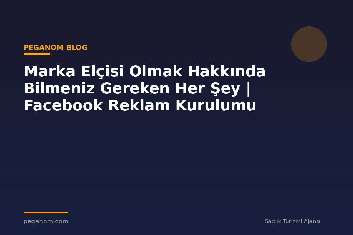 Marka Elçisi Olmak Hakkında Bilmeniz Gereken Her Şey | Facebook Reklam Kurulumu