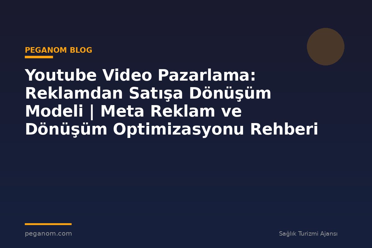 Youtube Video Pazarlama: Reklamdan Satışa Dönüşüm Modeli | Meta Reklam ve Dönüşüm Optimizasyonu Rehberi