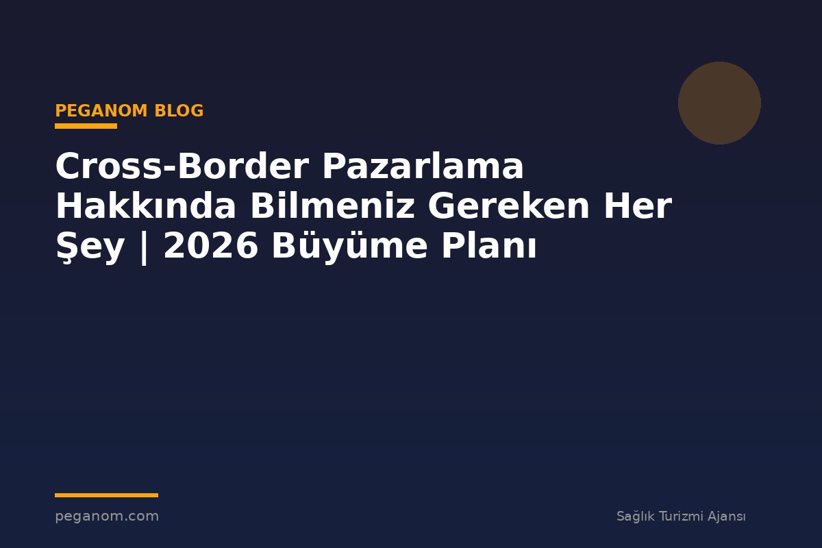 Cross-Border Pazarlama Hakkında Bilmeniz Gereken Her Şey | 2026 Büyüme Planı