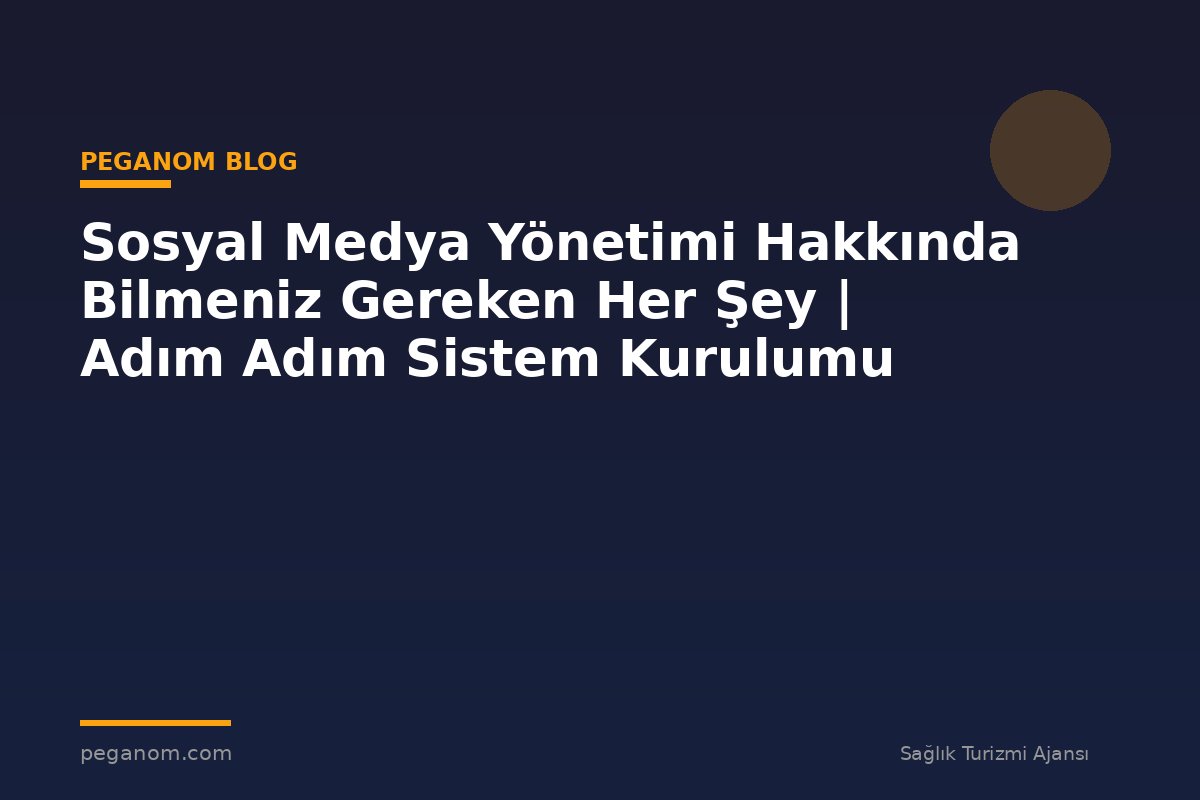 Sosyal Medya Yönetimi Hakkında Bilmeniz Gereken Her Şey | Adım Adım Sistem Kurulumu
