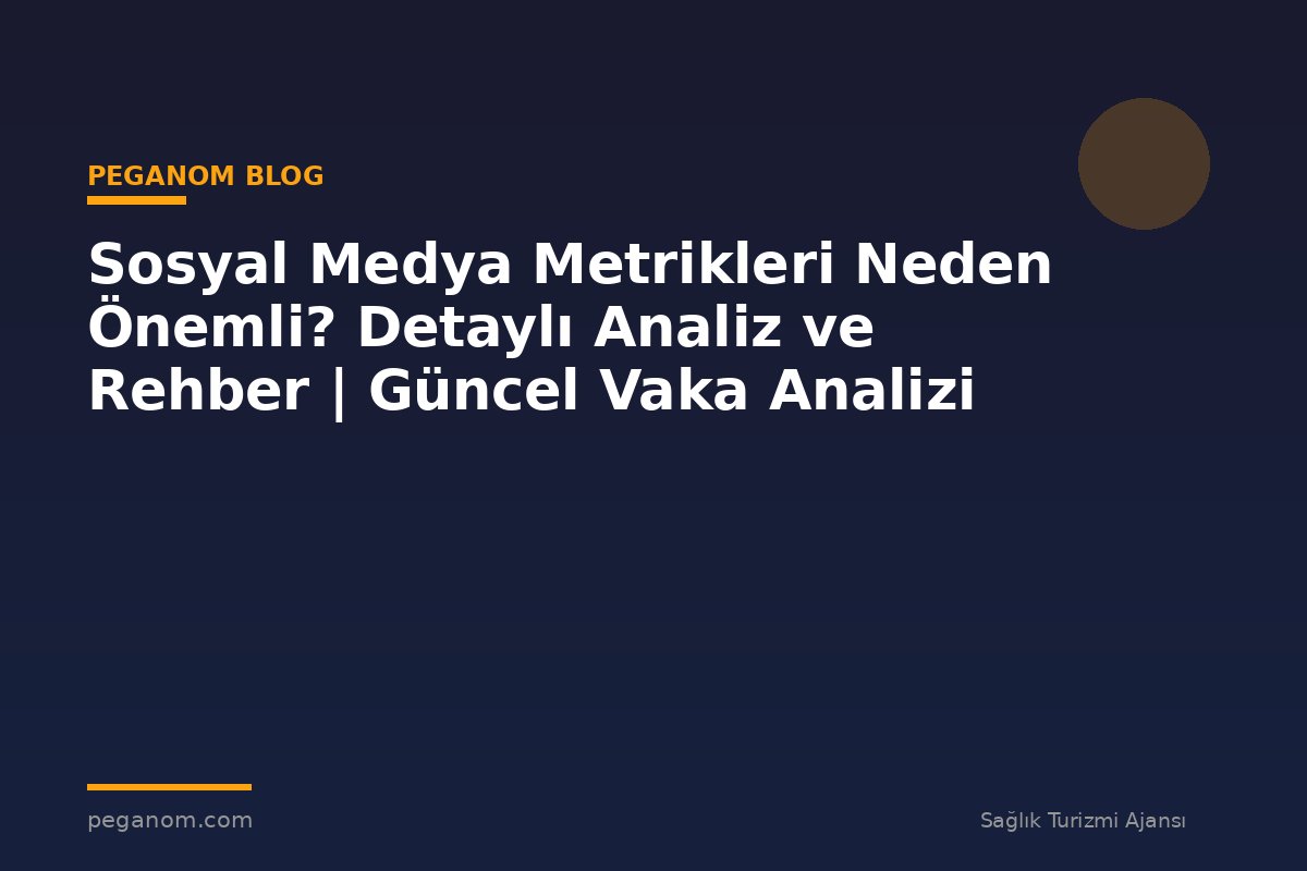 Sosyal Medya Metrikleri Neden Önemli? Detaylı Analiz ve Rehber | Güncel Vaka Analizi