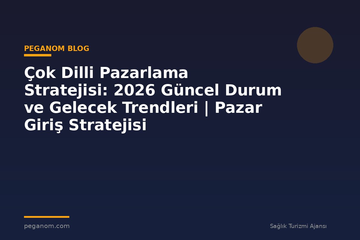 Çok Dilli Pazarlama Stratejisi: 2026 Güncel Durum ve Gelecek Trendleri | Pazar Giriş Stratejisi