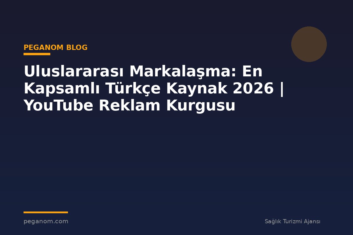 Uluslararası Markalaşma: En Kapsamlı Türkçe Kaynak 2026 | YouTube Reklam Kurgusu