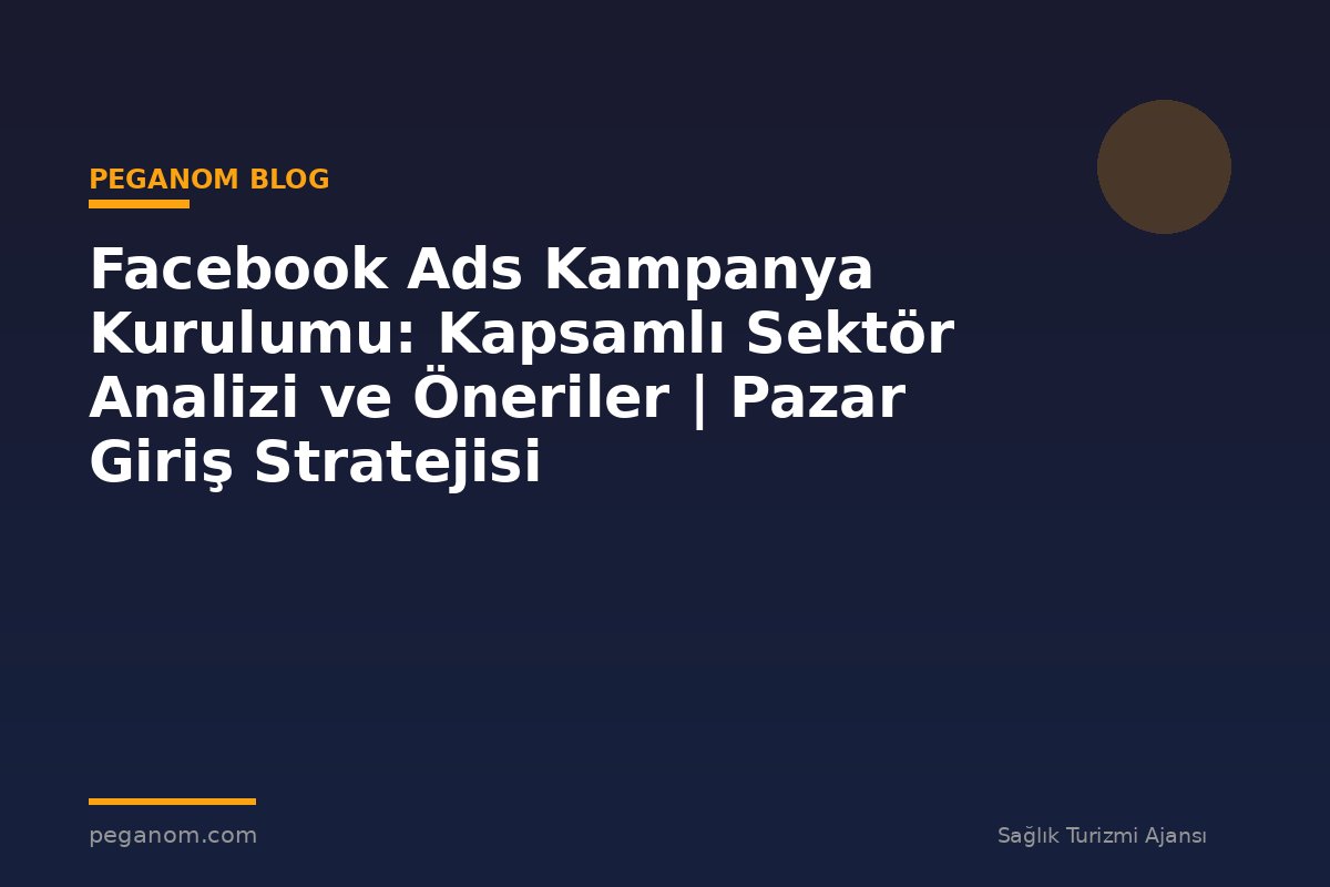 Facebook Ads Kampanya Kurulumu: Kapsamlı Sektör Analizi ve Öneriler | Pazar Giriş Stratejisi