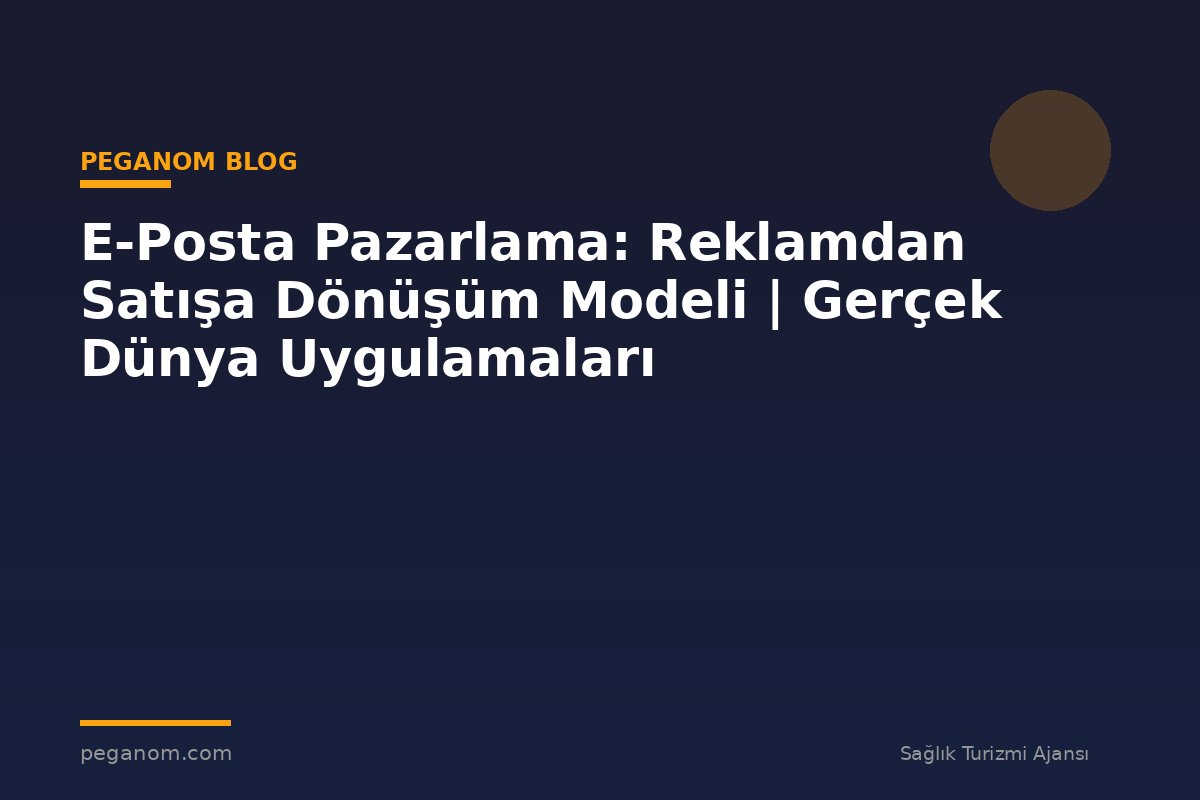 E-Posta Pazarlama: Reklamdan Satışa Dönüşüm Modeli | Gerçek Dünya Uygulamaları