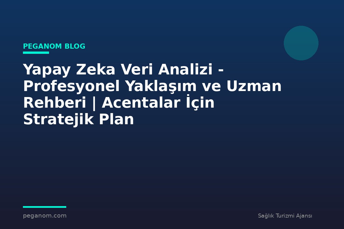 Yapay Zeka Veri Analizi - Profesyonel Yaklaşım ve Uzman Rehberi | Acentalar İçin Stratejik Plan