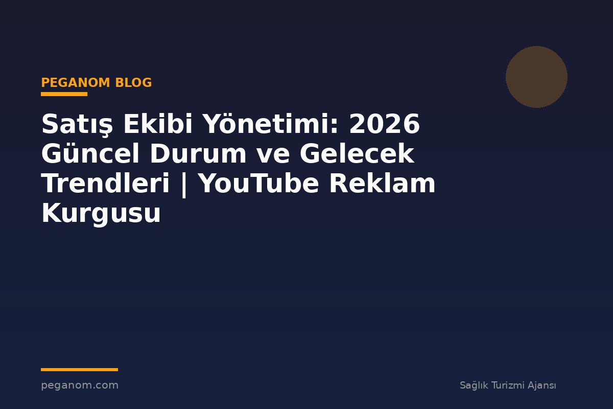 Satış Ekibi Yönetimi: 2026 Güncel Durum ve Gelecek Trendleri | YouTube Reklam Kurgusu