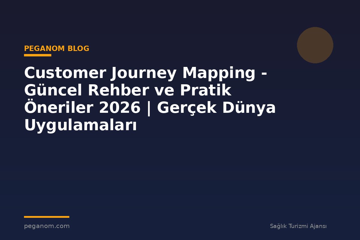 Customer Journey Mapping - Güncel Rehber ve Pratik Öneriler 2026 | Gerçek Dünya Uygulamaları