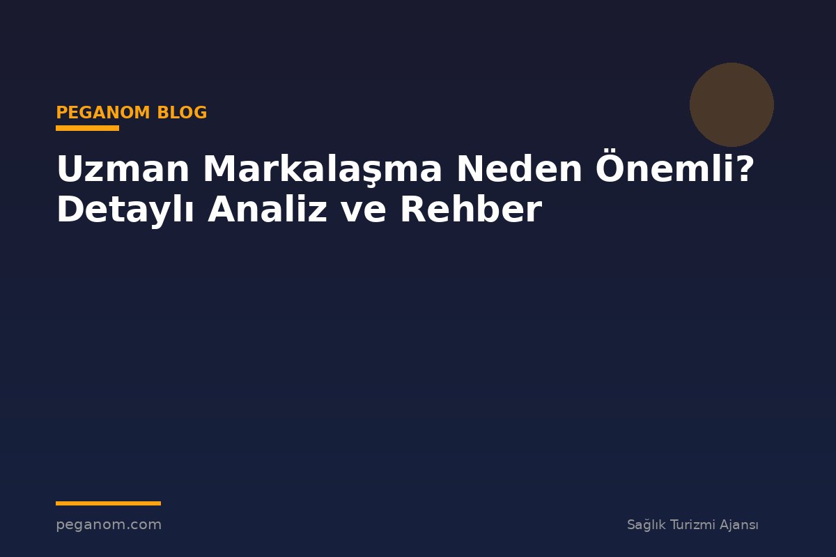 Uzman Markalaşma Neden Önemli? Detaylı Analiz ve Rehber
