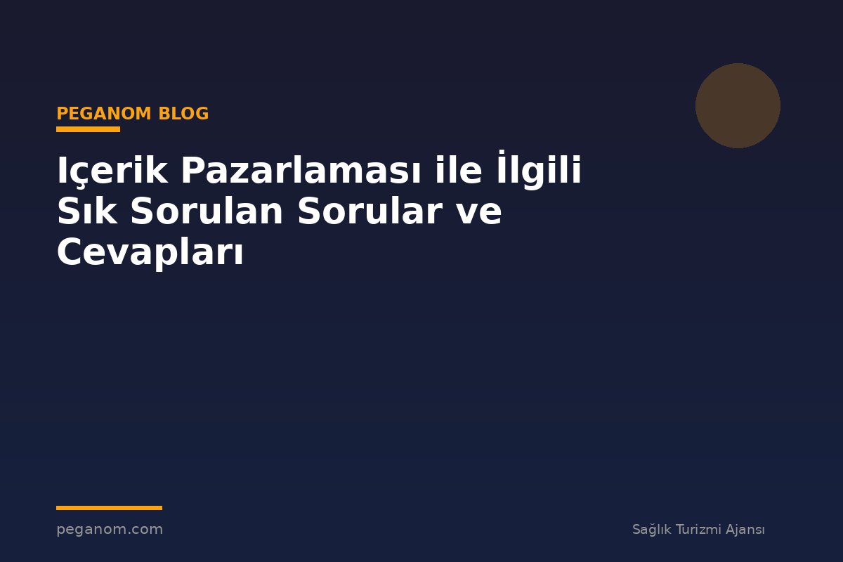 Içerik Pazarlaması ile İlgili Sık Sorulan Sorular ve Cevapları