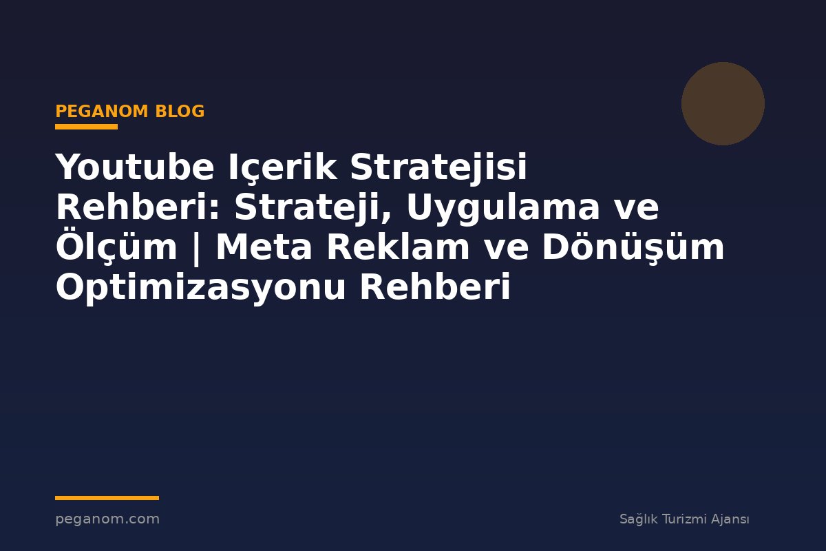 Youtube Içerik Stratejisi Rehberi: Strateji, Uygulama ve Ölçüm | Meta Reklam ve Dönüşüm Optimizasyonu Rehberi