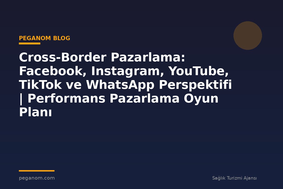 Cross-Border Pazarlama: Facebook, Instagram, YouTube, TikTok ve WhatsApp Perspektifi | Performans Pazarlama Oyun Planı