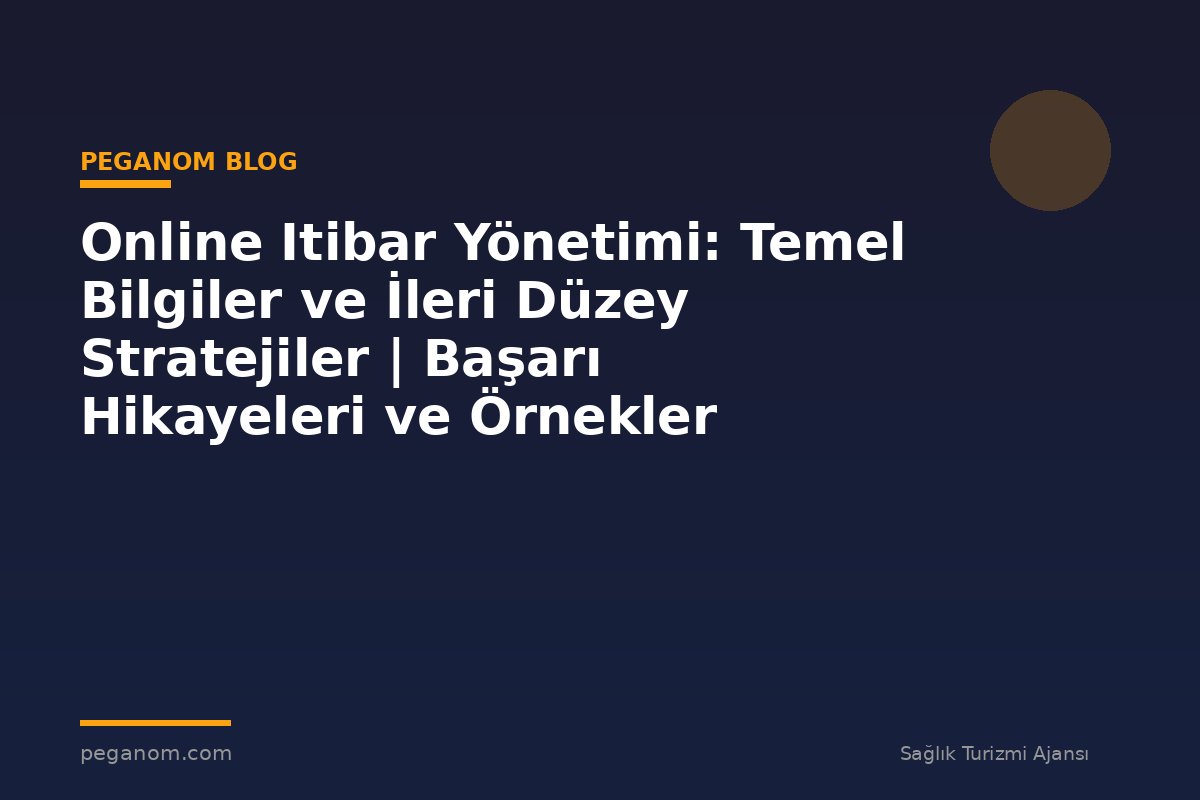 Online Itibar Yönetimi: Temel Bilgiler ve İleri Düzey Stratejiler | Başarı Hikayeleri ve Örnekler