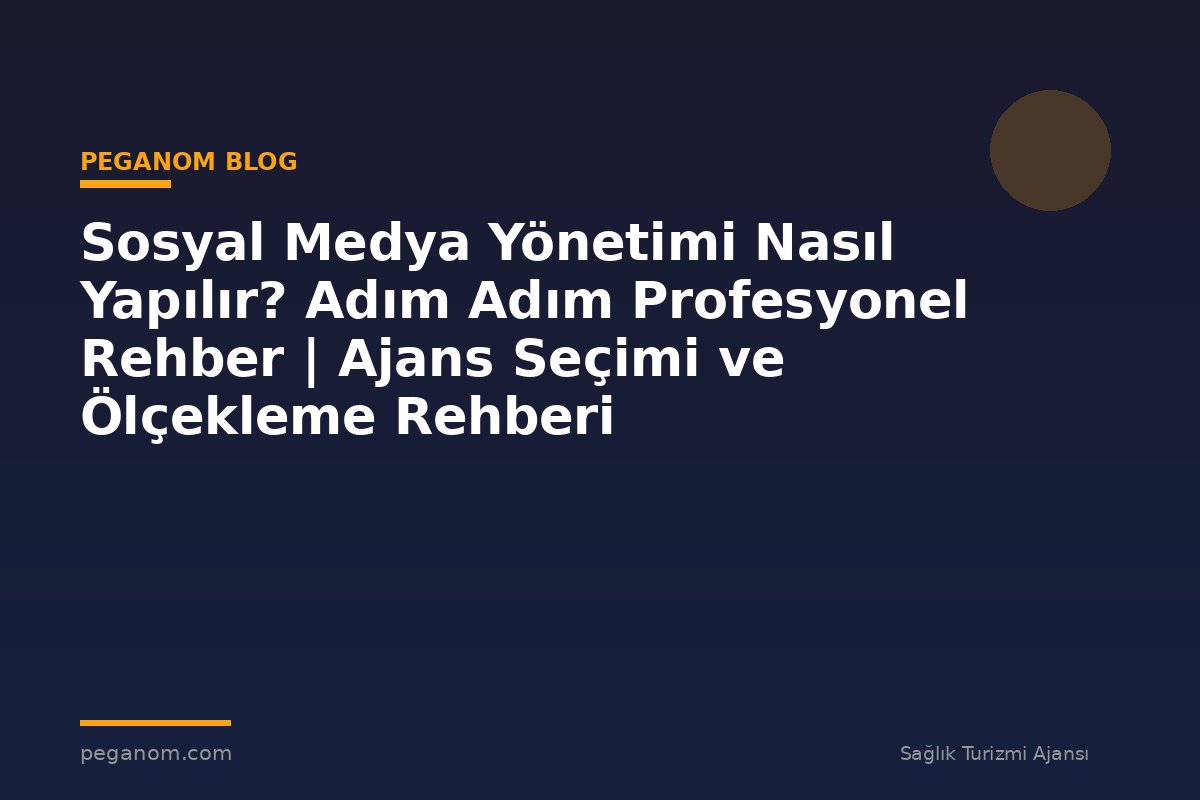 Sosyal Medya Yönetimi Nasıl Yapılır? Adım Adım Profesyonel Rehber | Ajans Seçimi ve Ölçekleme Rehberi