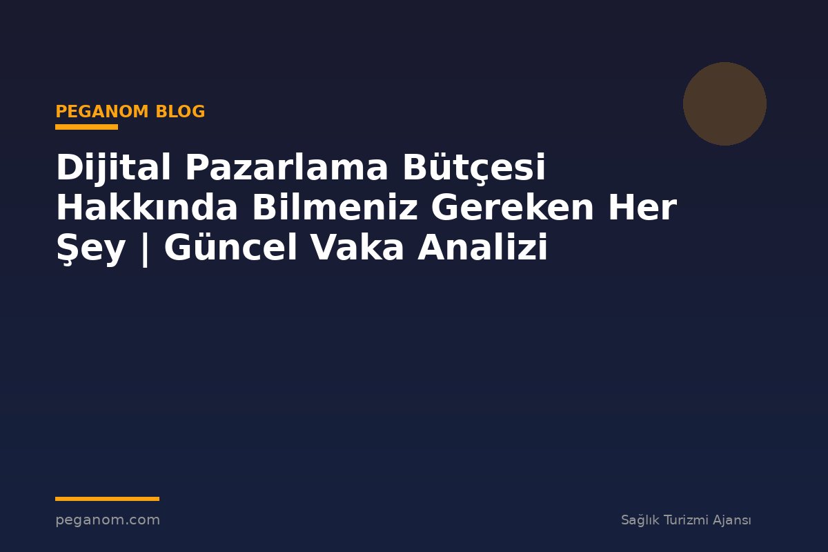 Dijital Pazarlama Bütçesi Hakkında Bilmeniz Gereken Her Şey | Güncel Vaka Analizi