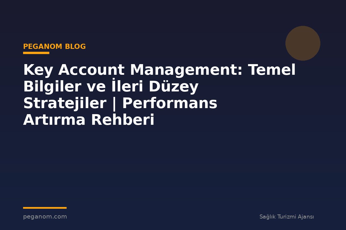 Key Account Management: Temel Bilgiler ve İleri Düzey Stratejiler | Performans Artırma Rehberi