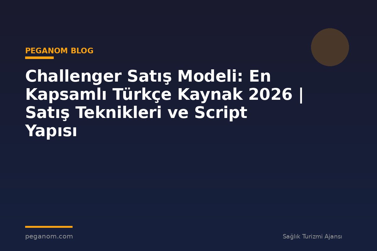 Challenger Satış Modeli: En Kapsamlı Türkçe Kaynak 2026 | Satış Teknikleri ve Script Yapısı