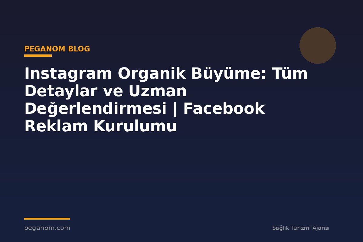 Instagram Organik Büyüme: Tüm Detaylar ve Uzman Değerlendirmesi | Facebook Reklam Kurulumu