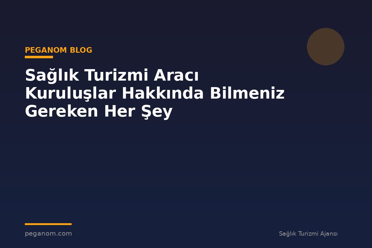Sağlık Turizmi Aracı Kuruluşlar Hakkında Bilmeniz Gereken Her Şey
