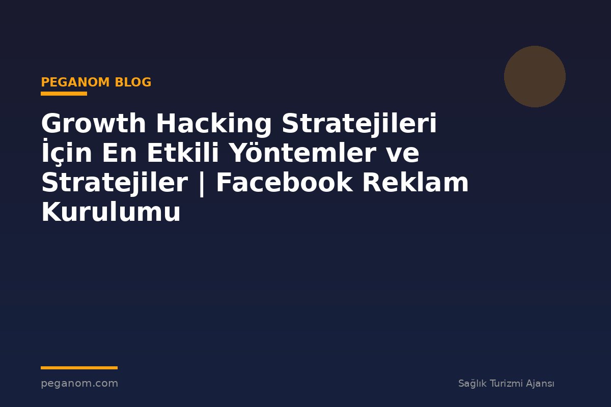 Growth Hacking Stratejileri İçin En Etkili Yöntemler ve Stratejiler | Facebook Reklam Kurulumu