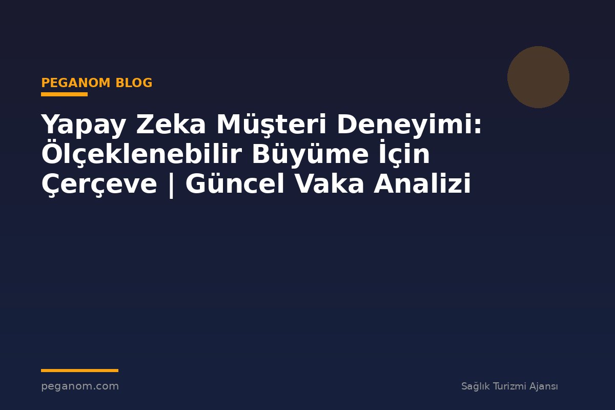 Yapay Zeka Müşteri Deneyimi: Ölçeklenebilir Büyüme İçin Çerçeve | Güncel Vaka Analizi