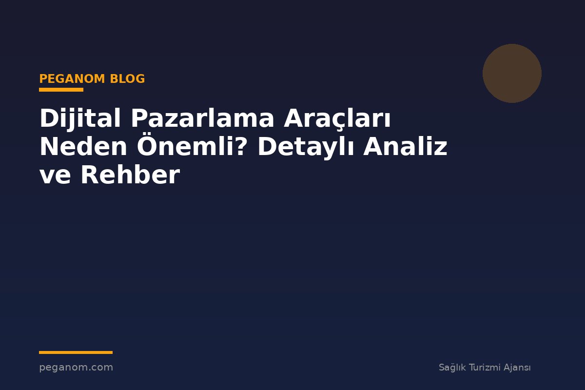 Dijital Pazarlama Araçları Neden Önemli? Detaylı Analiz ve Rehber