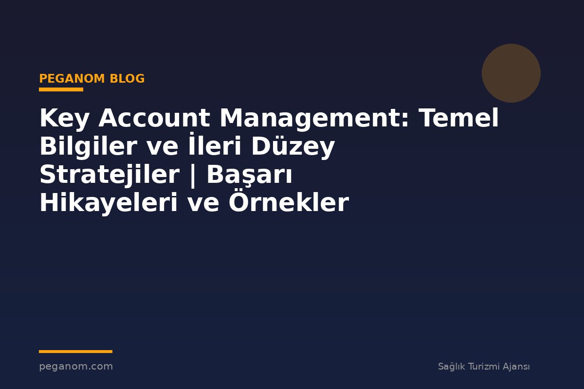 Key Account Management: Temel Bilgiler ve İleri Düzey Stratejiler | Başarı Hikayeleri ve Örnekler