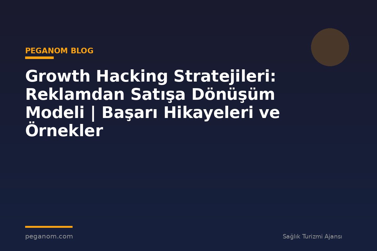 Growth Hacking Stratejileri: Reklamdan Satışa Dönüşüm Modeli | Başarı Hikayeleri ve Örnekler