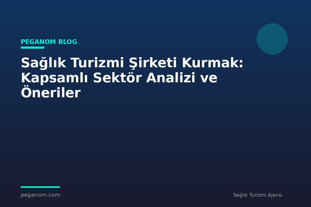 Sağlık Turizmi Şirketi Kurmak: Kapsamlı Sektör Analizi ve Öneriler