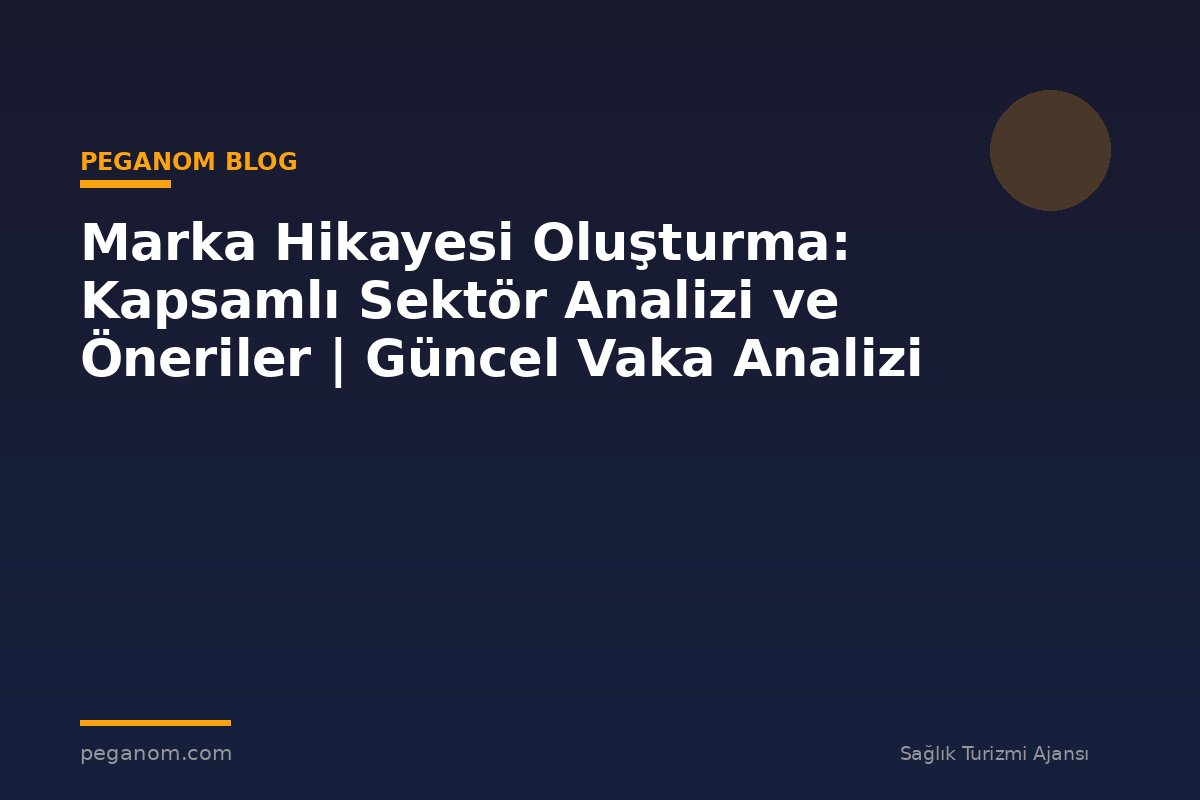 Marka Hikayesi Oluşturma: Kapsamlı Sektör Analizi ve Öneriler | Güncel Vaka Analizi