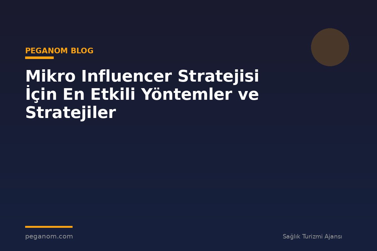 Mikro Influencer Stratejisi İçin En Etkili Yöntemler ve Stratejiler