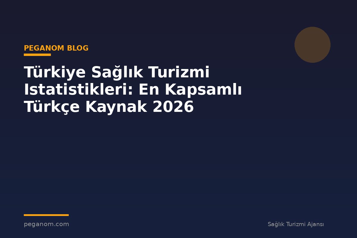 Türkiye Sağlık Turizmi Istatistikleri: En Kapsamlı Türkçe Kaynak 2026