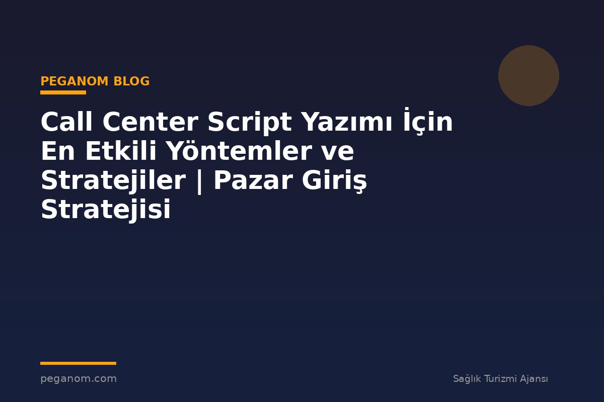 Call Center Script Yazımı İçin En Etkili Yöntemler ve Stratejiler | Pazar Giriş Stratejisi
