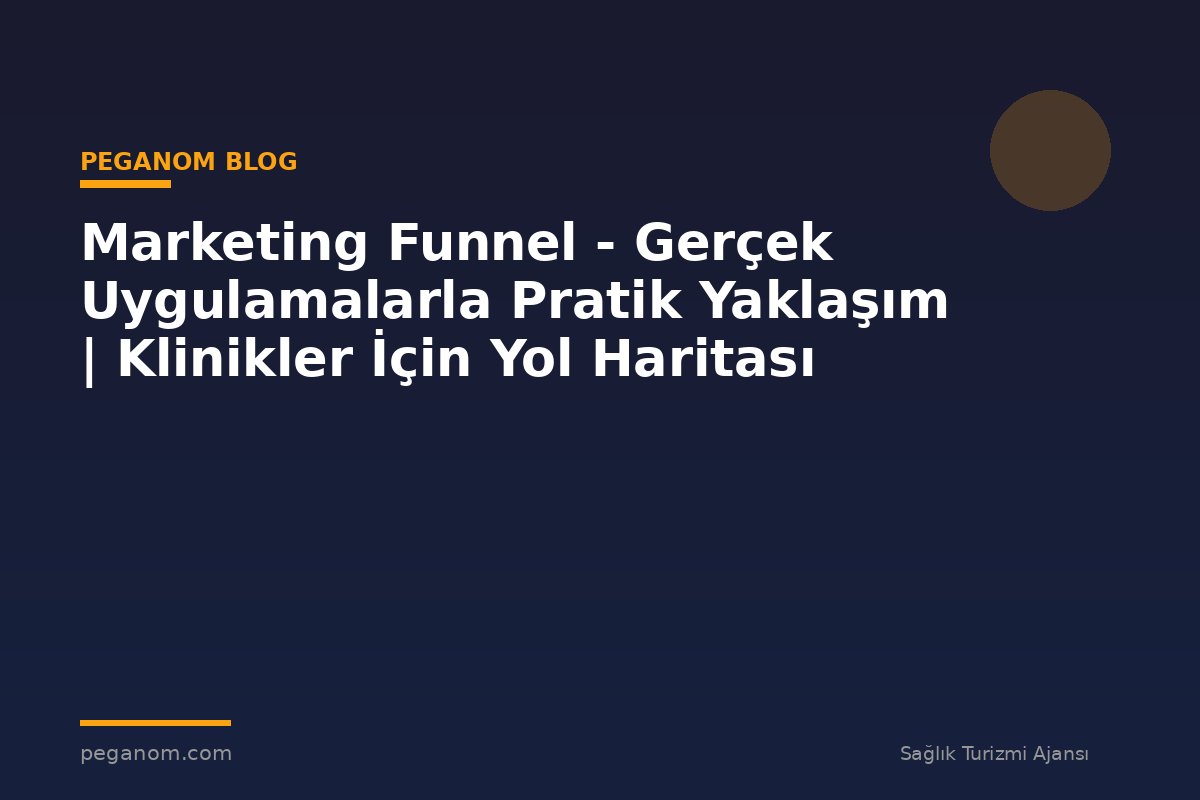 Marketing Funnel - Gerçek Uygulamalarla Pratik Yaklaşım | Klinikler İçin Yol Haritası