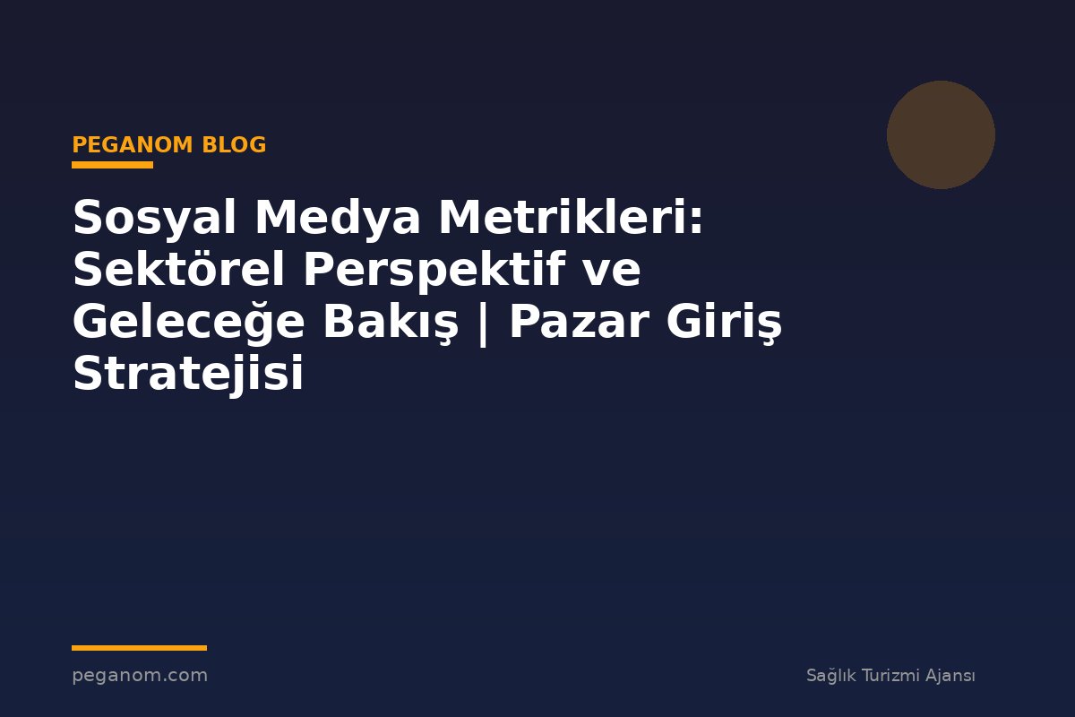 Sosyal Medya Metrikleri: Sektörel Perspektif ve Geleceğe Bakış | Pazar Giriş Stratejisi