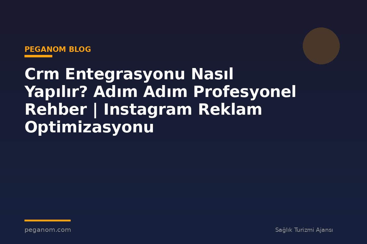 Crm Entegrasyonu Nasıl Yapılır? Adım Adım Profesyonel Rehber | Instagram Reklam Optimizasyonu