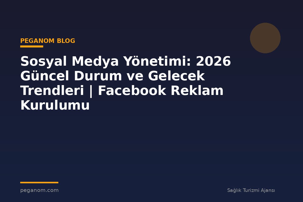 Sosyal Medya Yönetimi: 2026 Güncel Durum ve Gelecek Trendleri | Facebook Reklam Kurulumu