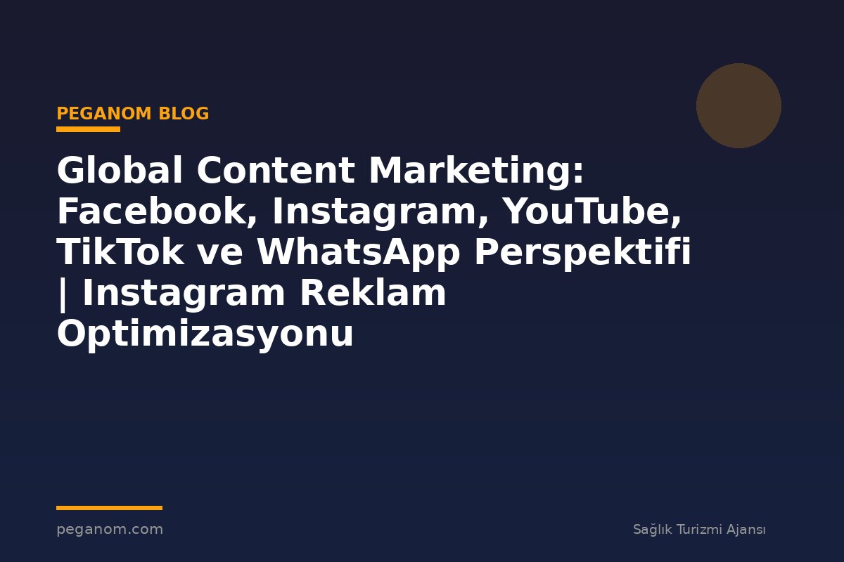 Global Content Marketing: Facebook, Instagram, YouTube, TikTok ve WhatsApp Perspektifi | Instagram Reklam Optimizasyonu