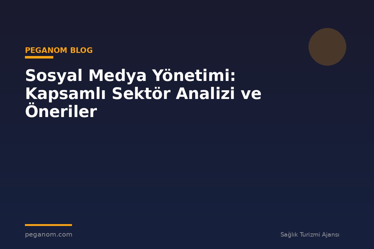 Sosyal Medya Yönetimi: Kapsamlı Sektör Analizi ve Öneriler